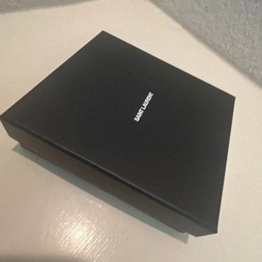 Saint Laurent Small Gift Box & Dust Bag Black Storage Minimalist Luxury Display